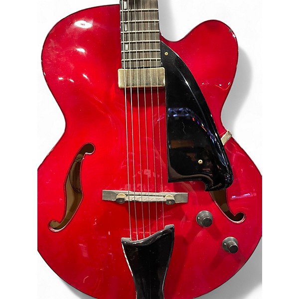 Used Ibanez AFC151-SRR 58-01 Candy Apple Red Hollow Body Electric Guitar
