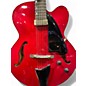 Used Ibanez AFC151-SRR 58-01 Candy Apple Red Hollow Body Electric Guitar