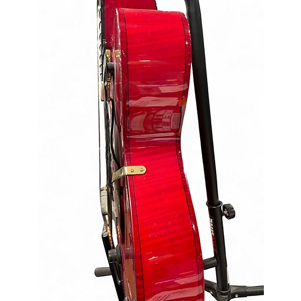 Used Ibanez AFC151-SRR 58-01 Candy Apple Red Hollow Body Electric Guitar