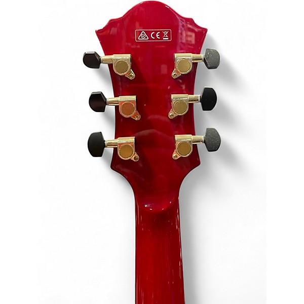 Used Ibanez AFC151-SRR 58-01 Candy Apple Red Hollow Body Electric Guitar