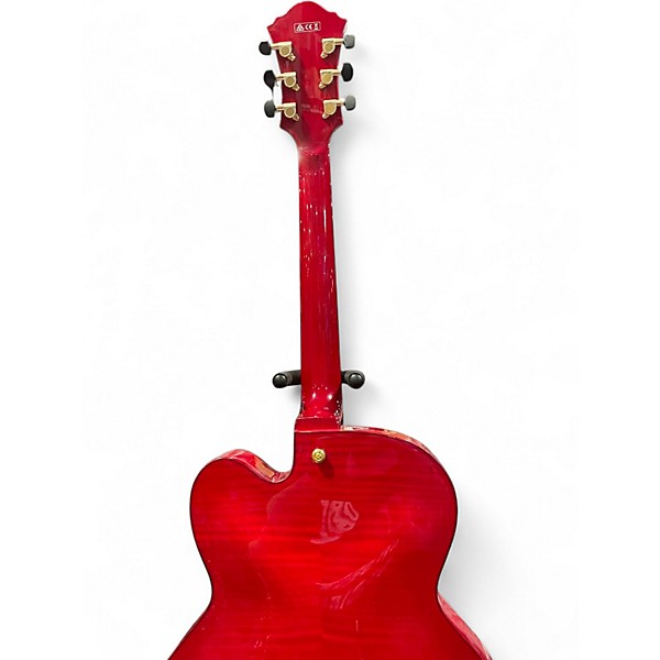 Used Ibanez AFC151-SRR 58-01 Candy Apple Red Hollow Body Electric Guitar