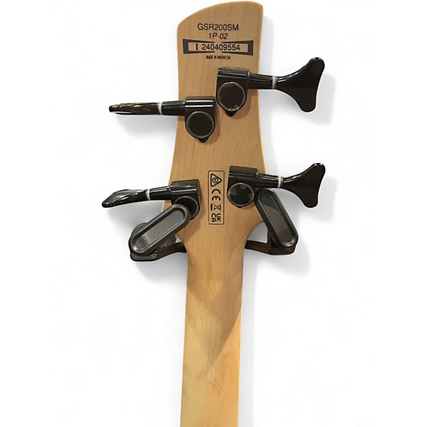 Used Ibanez GSR200 Natural Grey Burst Electric Bass Guitar