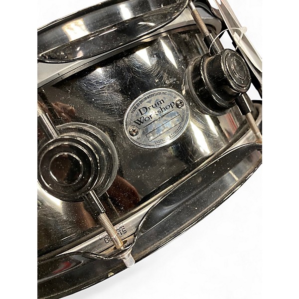 Used Drum Workshop 14in Black Nickel over Brass Black Drum