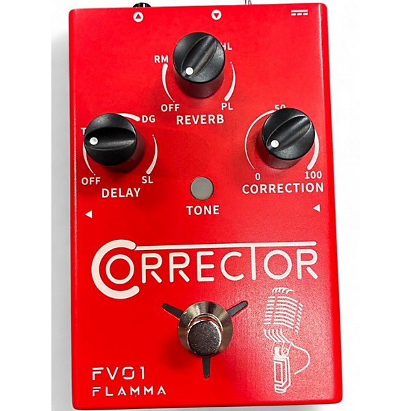 Used Flamma FV01 Correcior Vocal Pitch Correction Effect Pedal