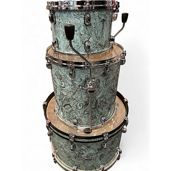 Used TAMA 4 Piece Starclassic maple sky blue swirl Drum Kit