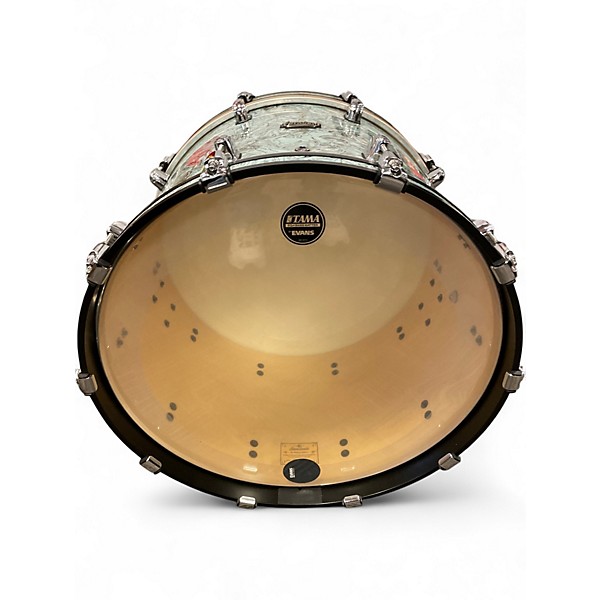 Used TAMA 4 Piece Starclassic maple sky blue swirl Drum Kit