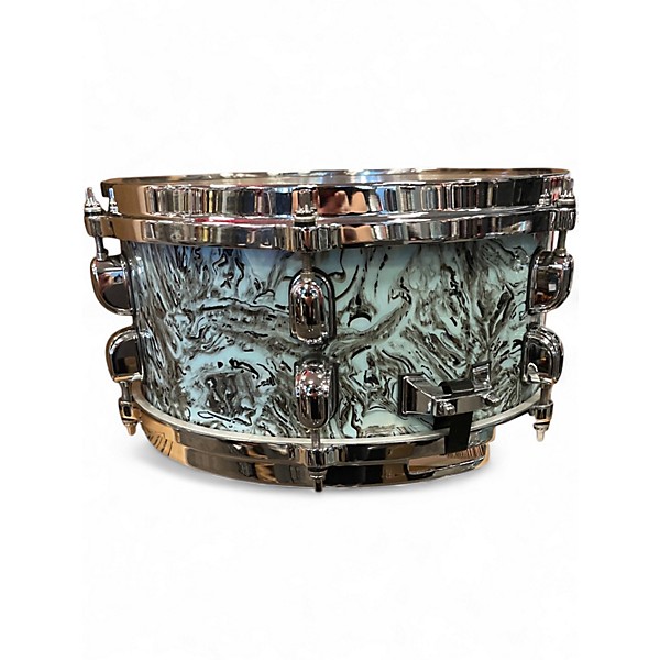 Used Miscellaneous 5X12 CUSTOM SNARE DRUM SKY BLUE SWIRL Drum