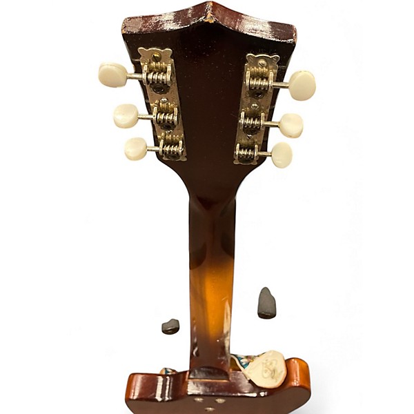 Vintage 1960s Kay Vanguard Sunburst Solid Body Electric Guitar