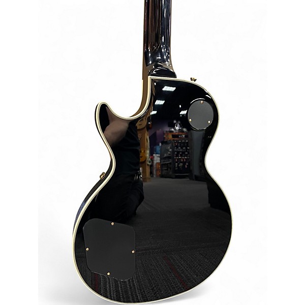 Used Epiphone Les Paul Custom P-90 Ebony Solid Body Electric Guitar