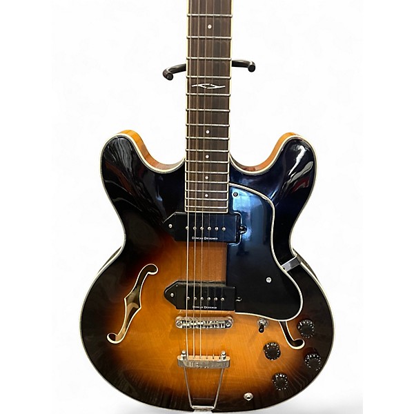 Used Alvarez AAT32 Tobacco Sunburst Hollow Body Electric Guitar