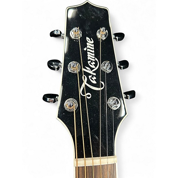 Used Takamine EF341SC Ebony Acoustic Electric Guitar