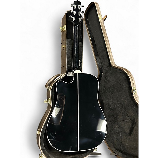 Used Takamine EF341SC Ebony Acoustic Electric Guitar