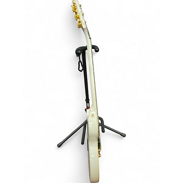 Used Epiphone Matt Heafy Les Paul Custom BONE WHITE Solid Body Electric Guitar