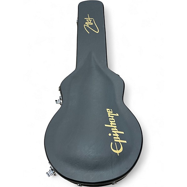 Used Epiphone Matt Heafy Les Paul Custom BONE WHITE Solid Body Electric Guitar