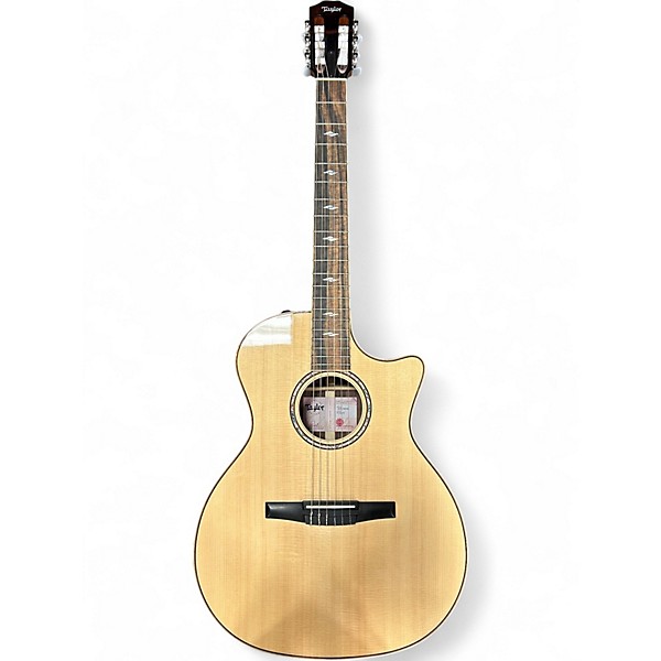 Used Taylor 814CEN Natural Classical Acoustic Electric Guitar