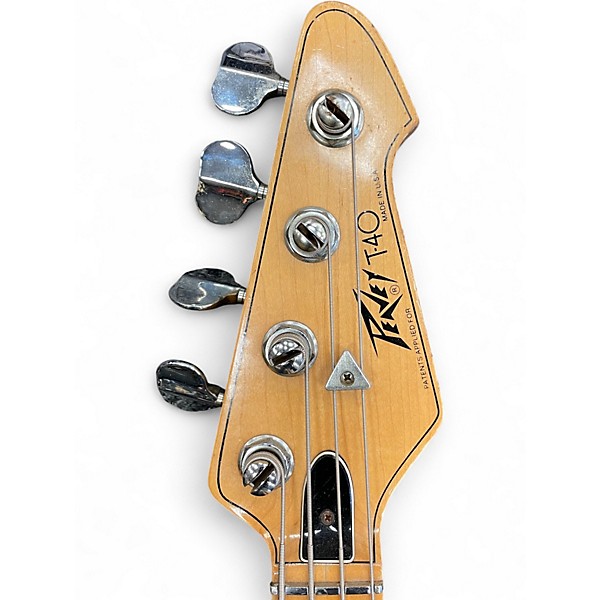 Vintage 1978 Peavey T-40 Natural Electric Bass Guitar