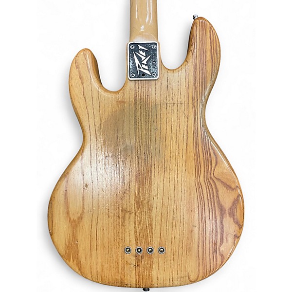 Vintage 1978 Peavey T-40 Natural Electric Bass Guitar