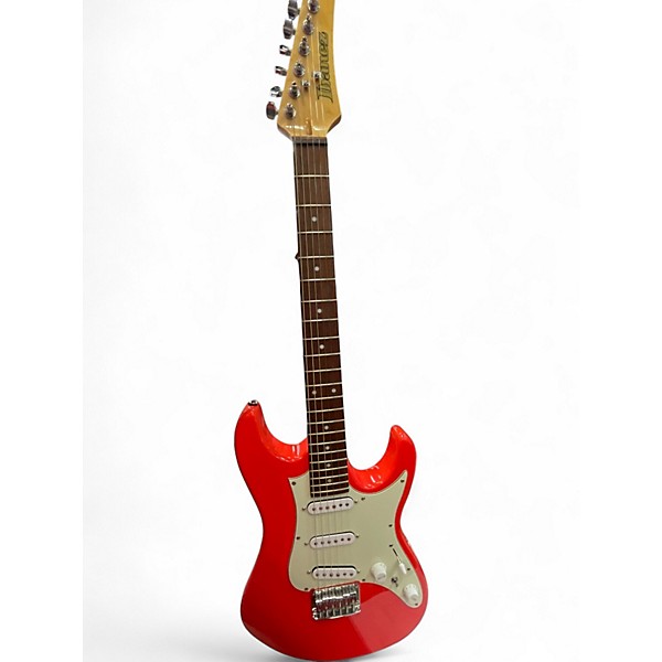 Used Ibanez AZES31 Fiesta Red Solid Body Electric Guitar