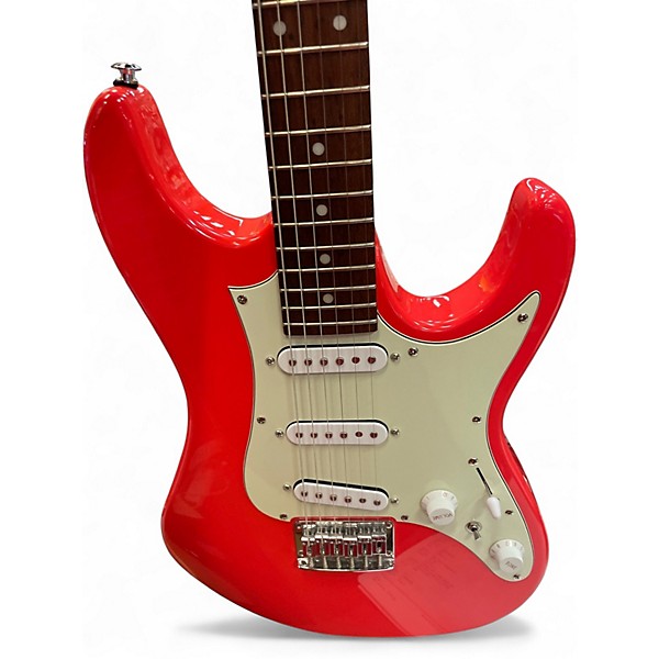 Used Ibanez AZES31 Fiesta Red Solid Body Electric Guitar