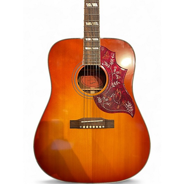 Used Epiphone Gibson Inspired By Hummingbird Heritage Cherry Sunburst Acoustic Electric Guitar