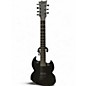 Used Esp; LTD VIPER 7 BLACK METAL MATTE BLACK Solid Body Electric Guitar thumbnail