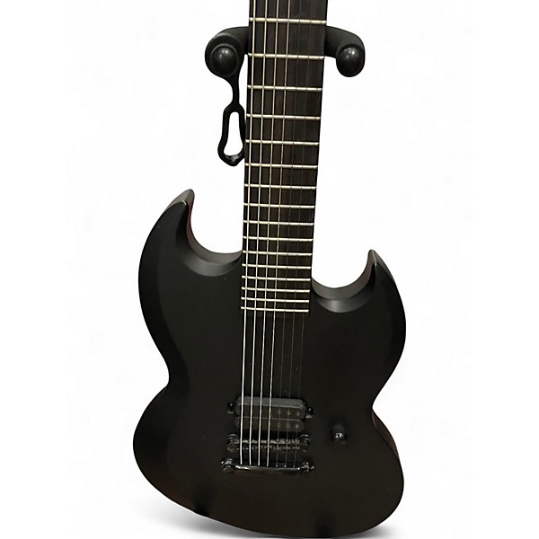 Used Esp; LTD VIPER 7 BLACK METAL MATTE BLACK Solid Body Electric Guitar