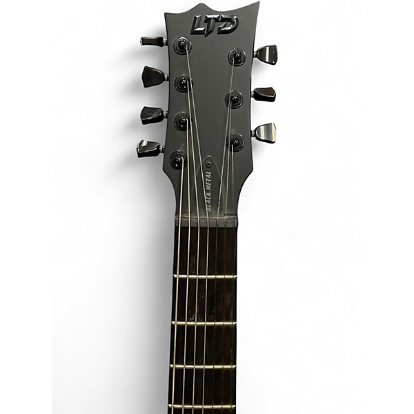 Used Esp; LTD VIPER 7 BLACK METAL MATTE BLACK Solid Body Electric Guitar