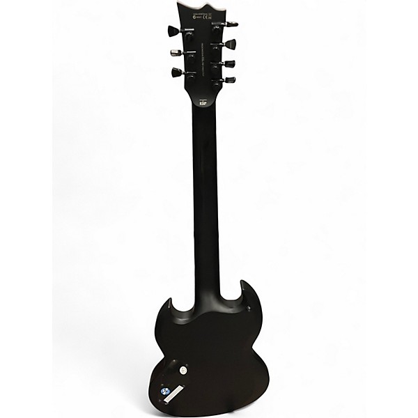 Used Esp; LTD VIPER 7 BLACK METAL MATTE BLACK Solid Body Electric Guitar