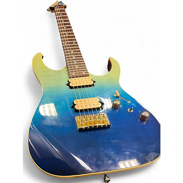 Used Ibanez RG421HPFM BLUE REEF GRADIENT Solid Body Electric Guitar