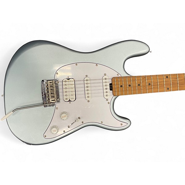 Used Sterling by Music Man CUTLASS Silver Solid Body Electric Guitar