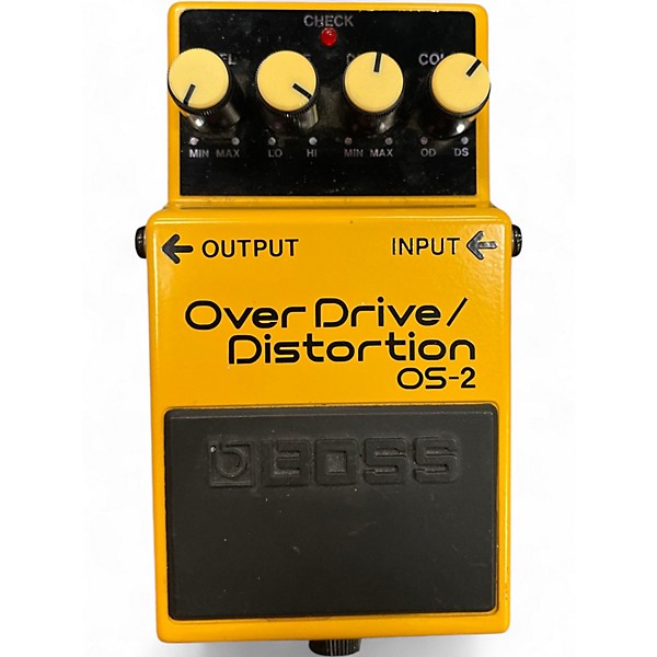 Used BOSS OS2 Overdrive Distortion Effect Pedal