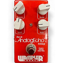 Used Wampler Faux Analog Echo Delay Effect Pedal