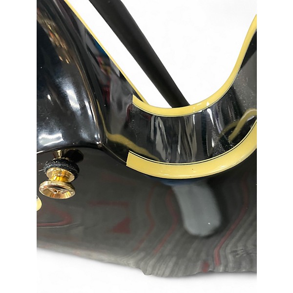 Used Epiphone SHERATON II PRO Black Solid Body Electric Guitar