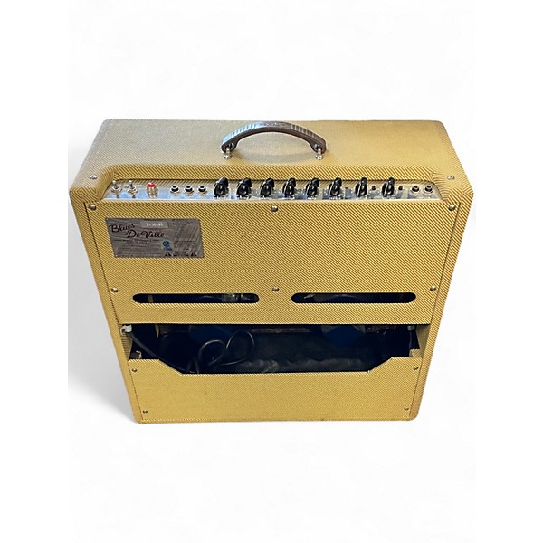 Used Fender Blues Deville 60W 4x10 Tweed Tube Guitar Combo Amp