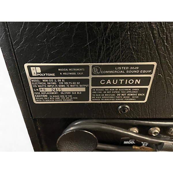 Used Polytone Mini S15 Guitar Combo Amp