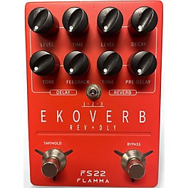 Used Flamma Ekoverb Reverb & Delay Effect Pedal