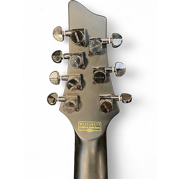 Used Schecter Guitar Research blackjack sls Gunmetal Gray Solid Body Electric Guitar