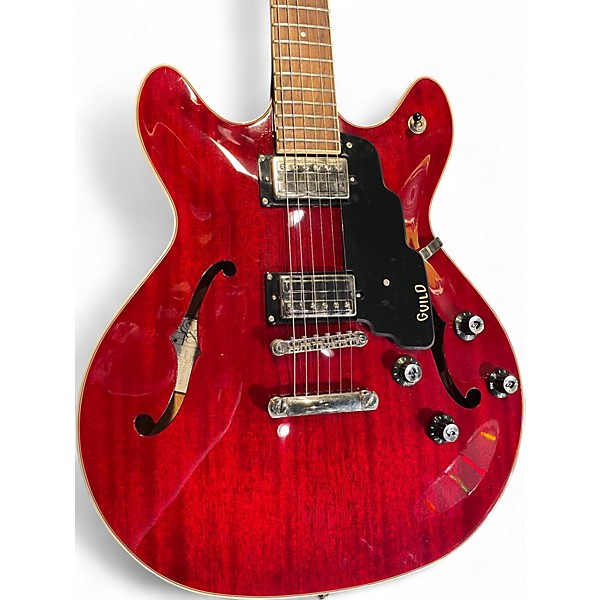 Used Guild Starfire Cherry Hollow Body Electric Guitar