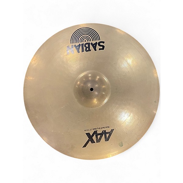 Used SABIAN 21in AAX Raw Bell Dry Ride Cymbal