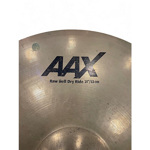 Used SABIAN 21in AAX Raw Bell Dry Ride Cymbal