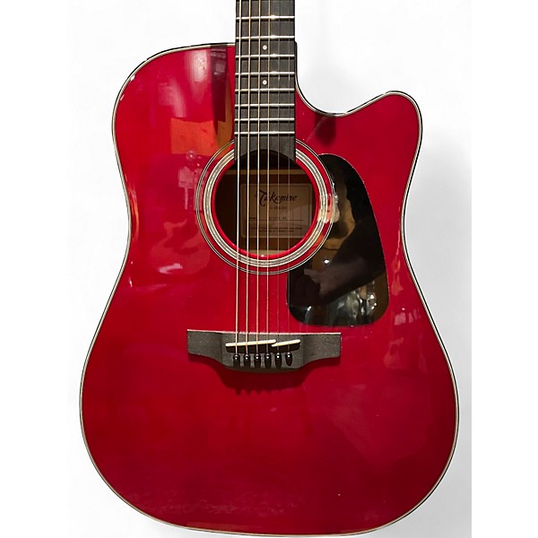 Used Takamine GD30CE WR RED Acoustic Guitar