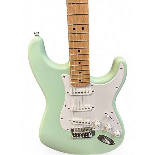 Used Squier SONIC STRATOCASTER Surf Green Solid Body Electric Guitar