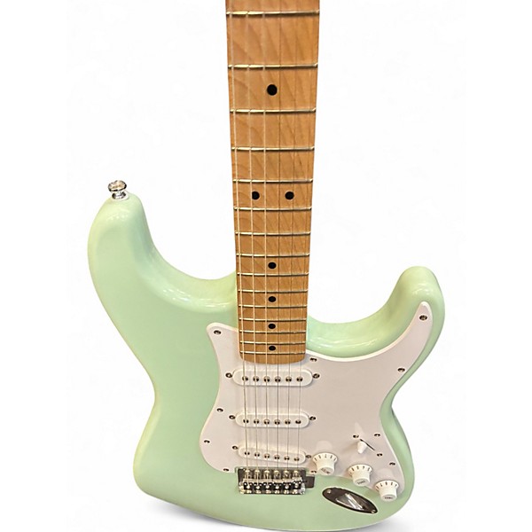 Used Squier SONIC STRATOCASTER Surf Green Solid Body Electric Guitar