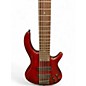 Used Dean EDGE 1  Chrome Red Electric Bass Guitar