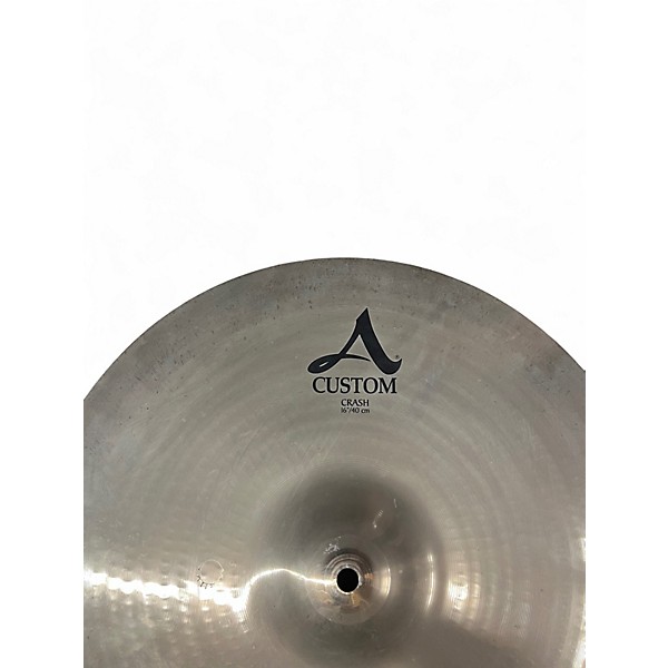 Used Zildjian 16in A Custom Crash Cymbal