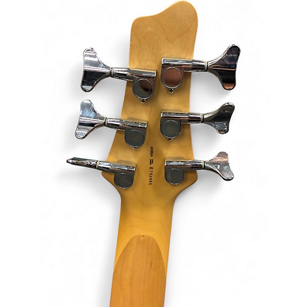 Used Alvarez 6 String Bass Natural Electric Bass Guitar