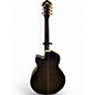 Used Ibanez AEL207E Transparent Black Acoustic Electric Guitar