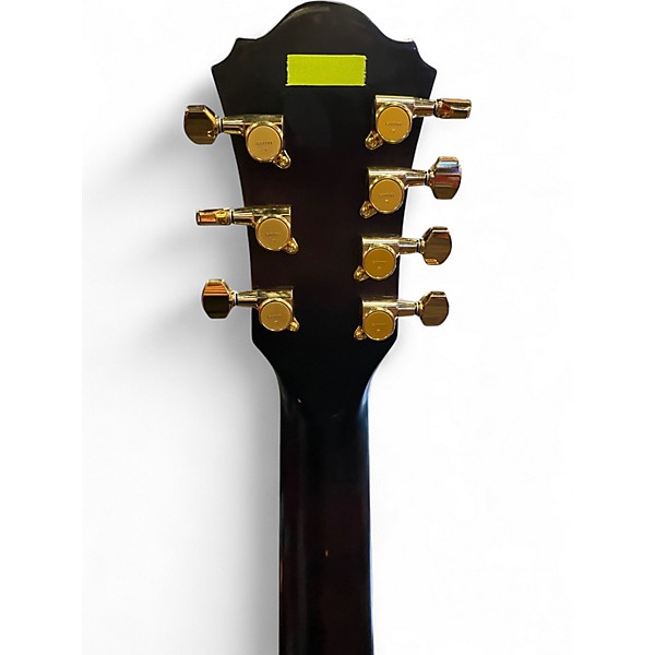 Used Ibanez AEL207E Transparent Black Acoustic Electric Guitar