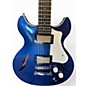 Used 2022 Harmony Comet Blue Hollow Body Electric Guitar