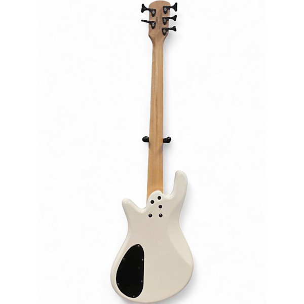 Used Spector Performer 5 White Electric Bass Guitar